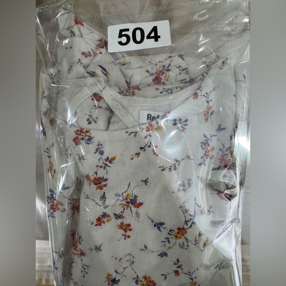 Reformation Floral Linen Top Size Medium Seychelles Peasant Cottagecore Feminine - Picture 12 of 12